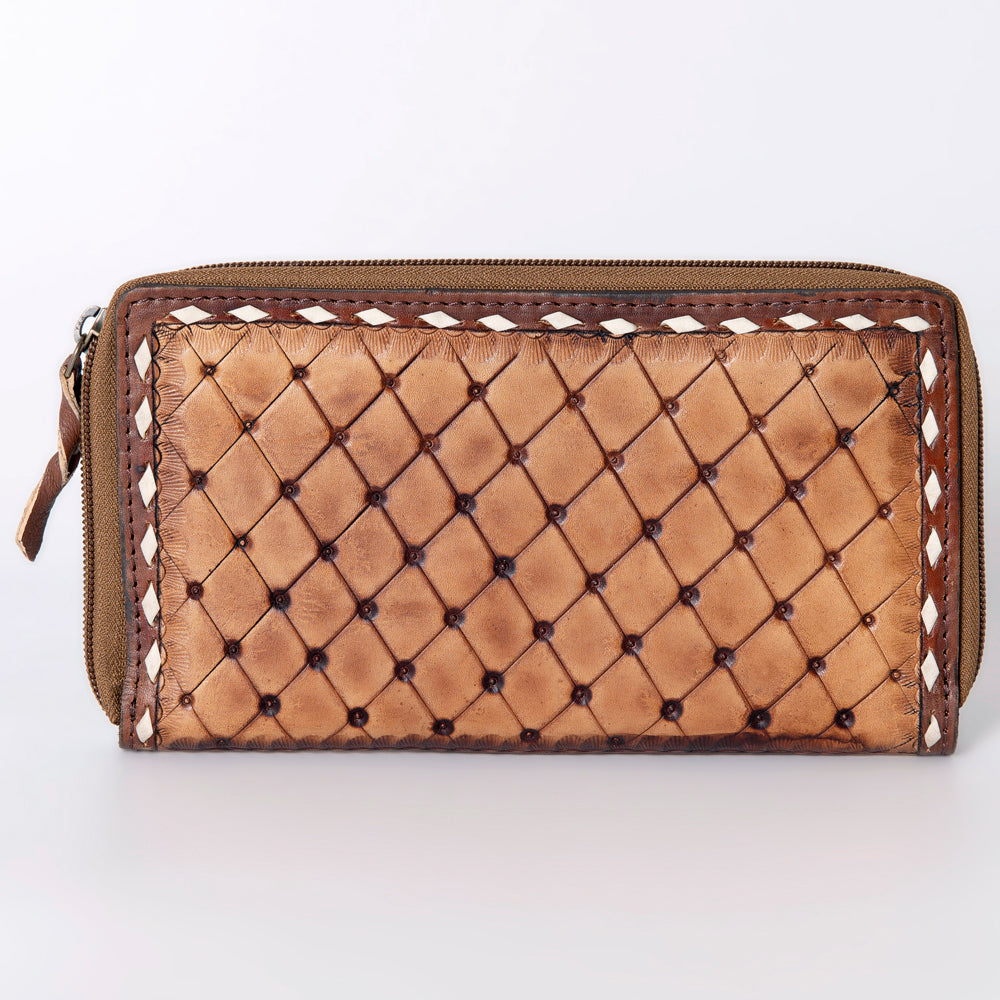 LC-ADBGZ447A Wallet Genuine Western Leather Women Bag