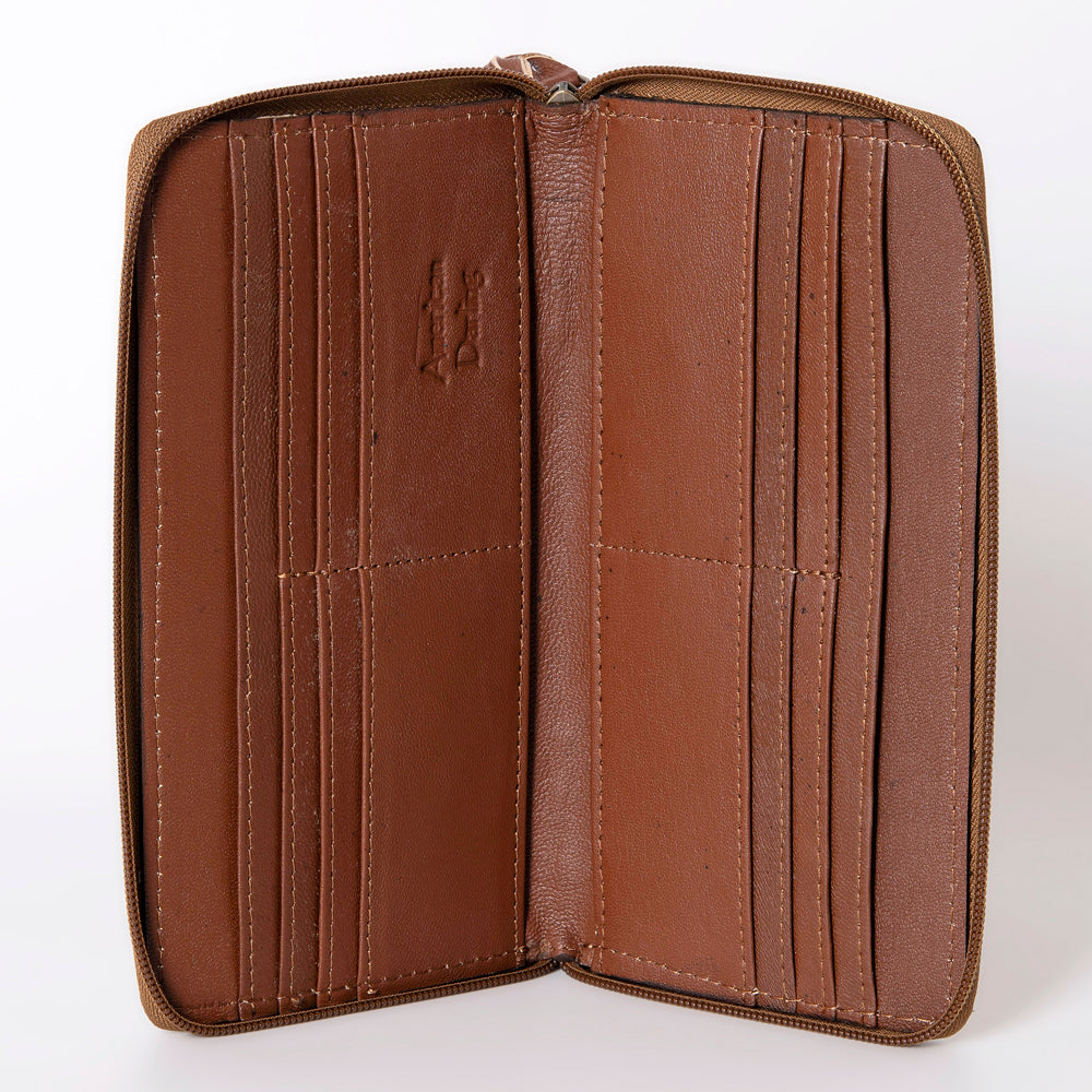 LC-ADBGZ447A Wallet Genuine Western Leather Women Bag