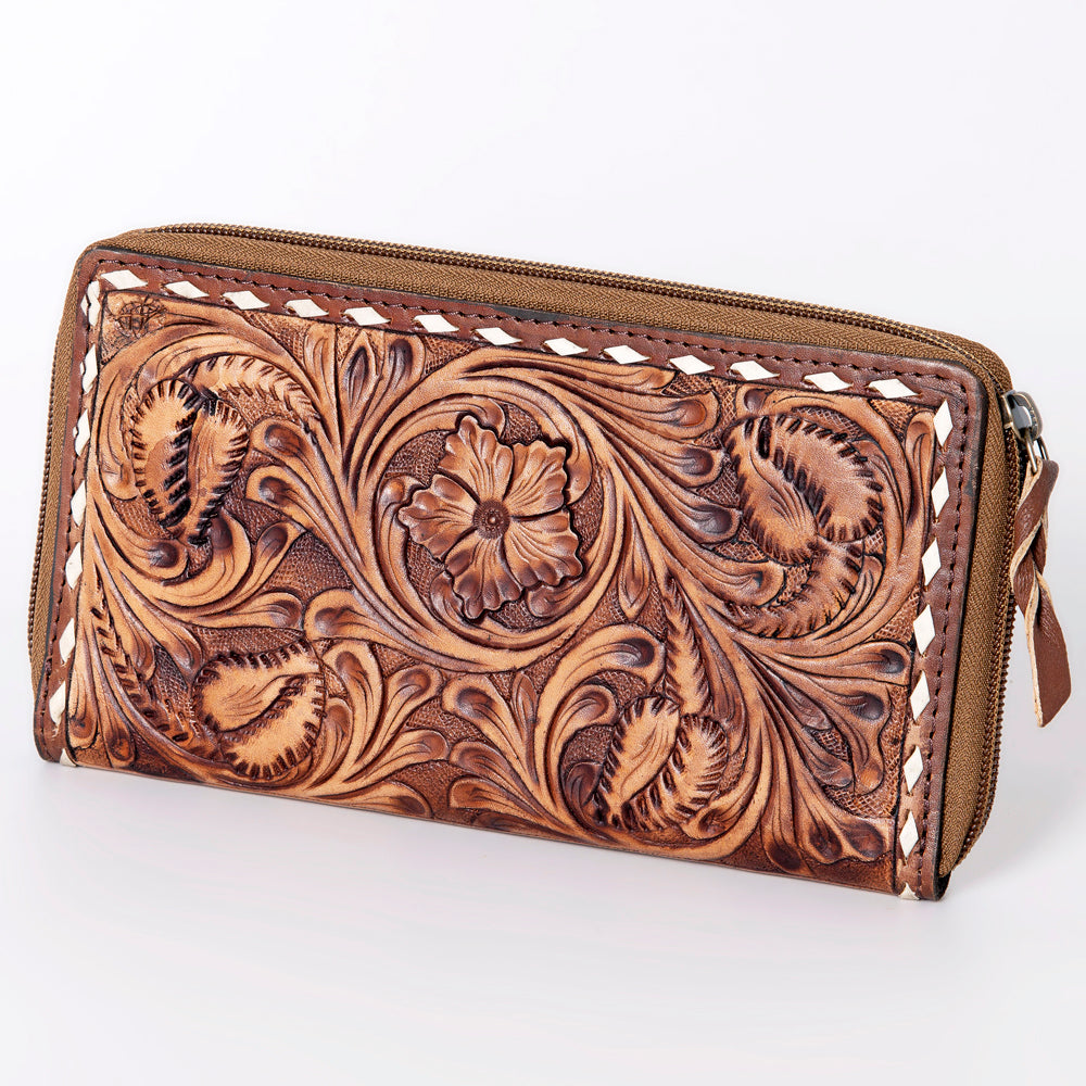 LC-ADBGZ447A Wallet Genuine Western Leather Women Bag