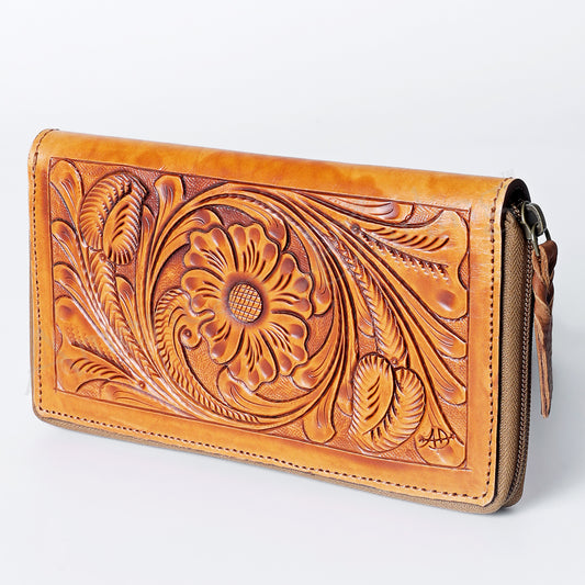 LC-ADBGZ448A Wallet Genuine Western Leather Women Bag