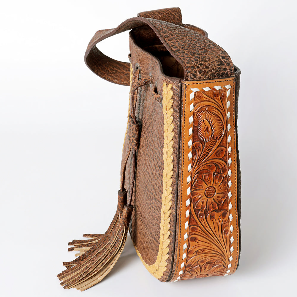 LC-ADBGZ485 Bucket Genuine Western Leather Women Bag