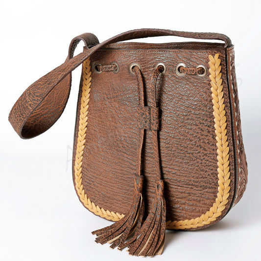 LC-ADBGZ485 Bucket Genuine Western Leather Women Bag