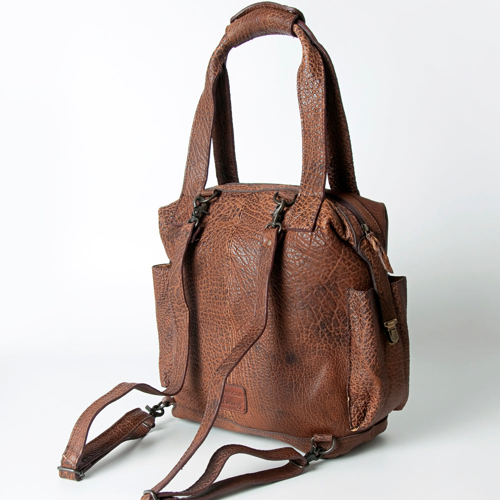 LC-ADBGZ430C Full-Grain Leather Western Backpack Bag - Rustic Everyday Carry by American Darling