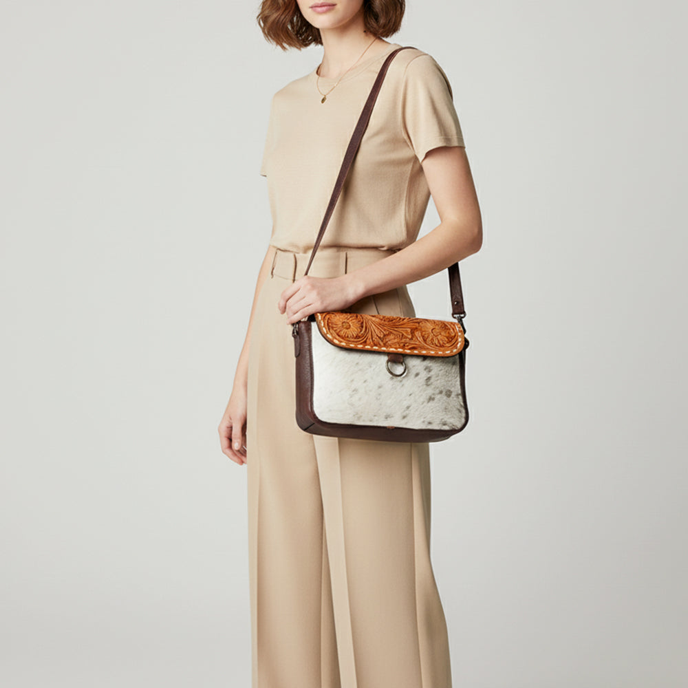 LC-ADBGZ431E Crossbody Genuine Western Leather Women Bag June