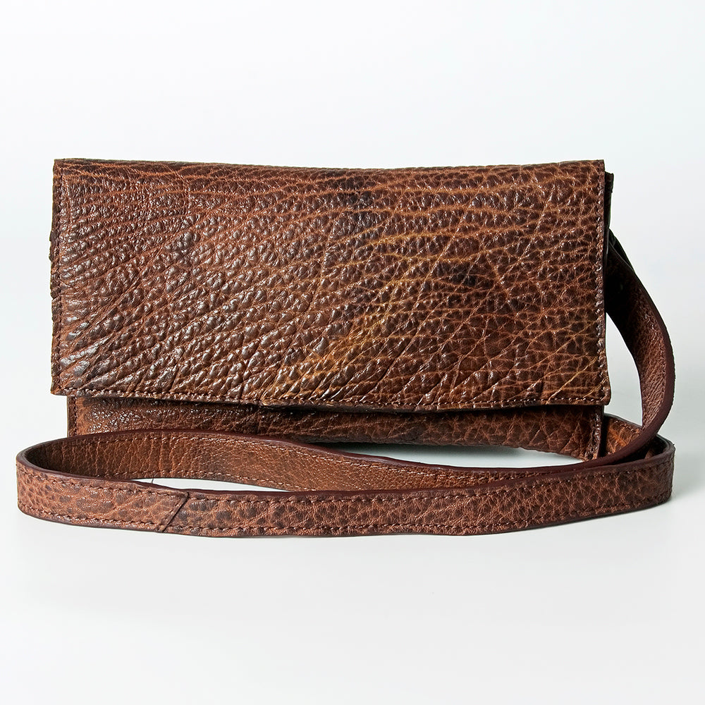 LC-ADBGZ442B Wristlet Genuine Western Leather Women Bag