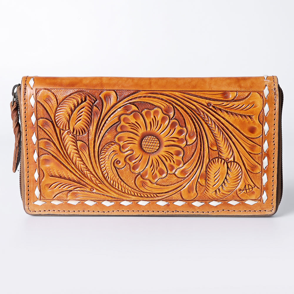 LC-ADBGZ448 Wallet Genuine Western Leather Women Bag
