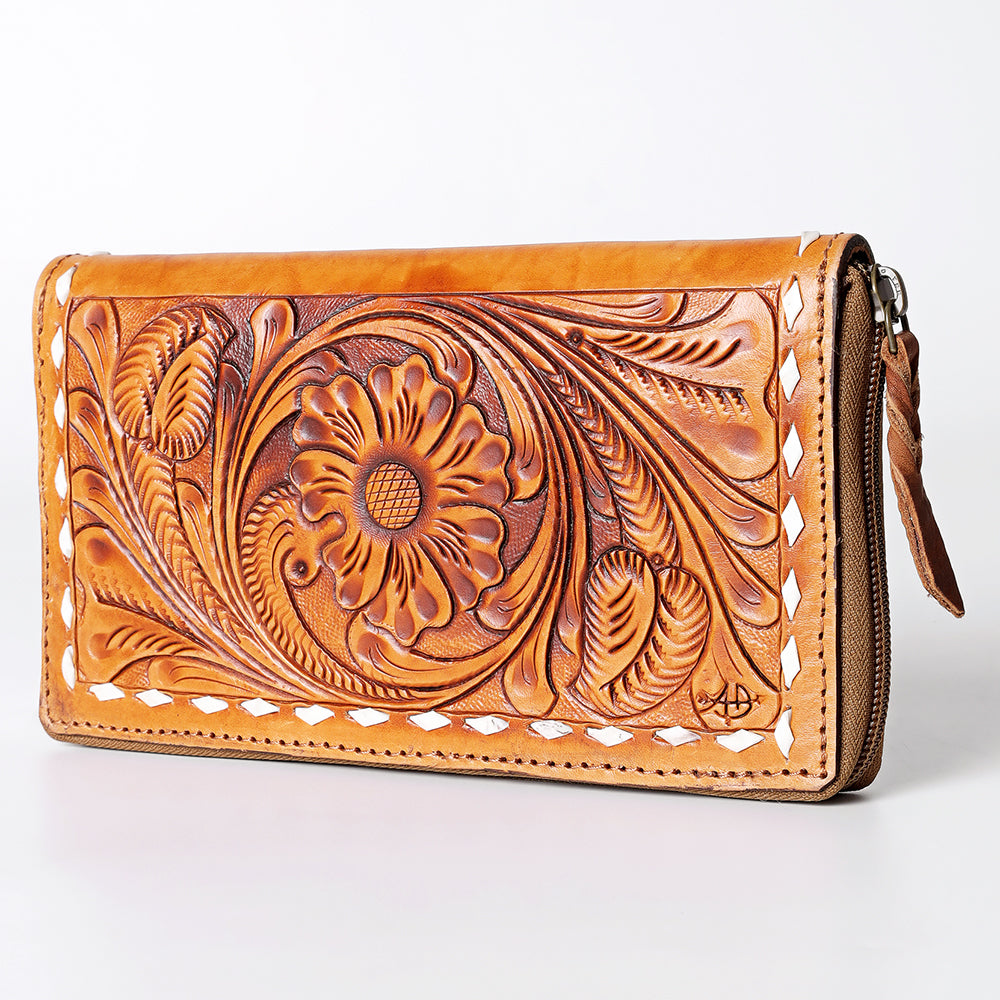 LC-ADBGZ448 Wallet Genuine Western Leather Women Bag