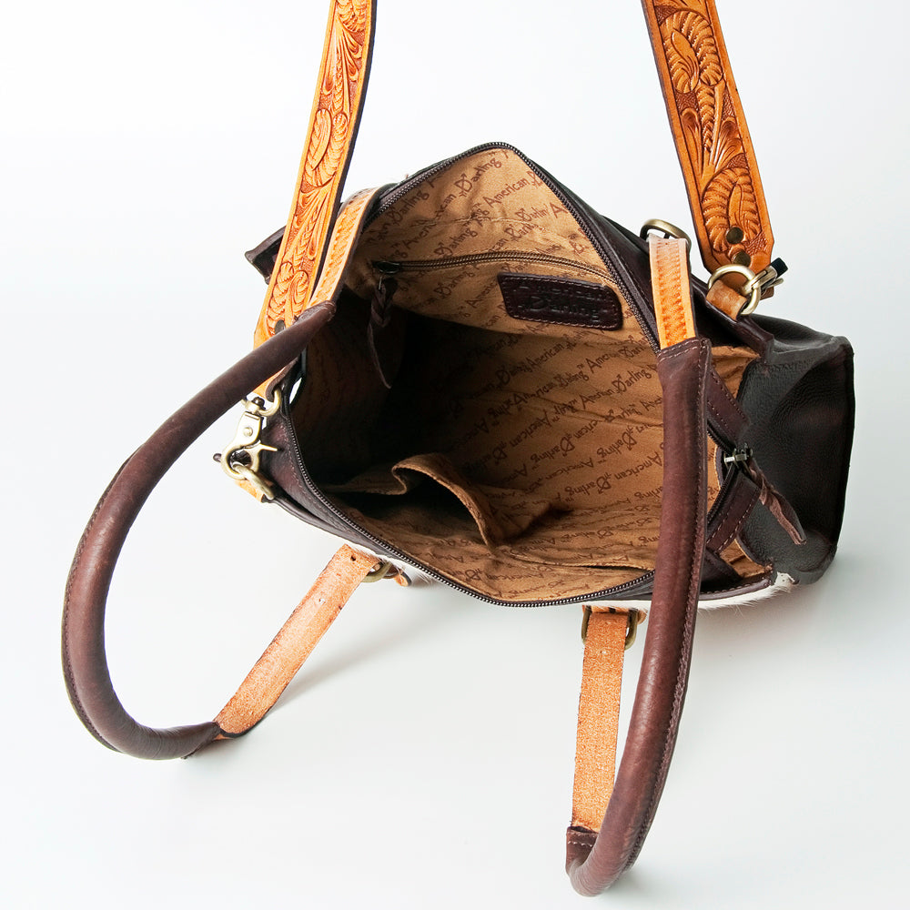 LC-ADBGZ461B Tote Hair On Genuine Western Leather Women Bag