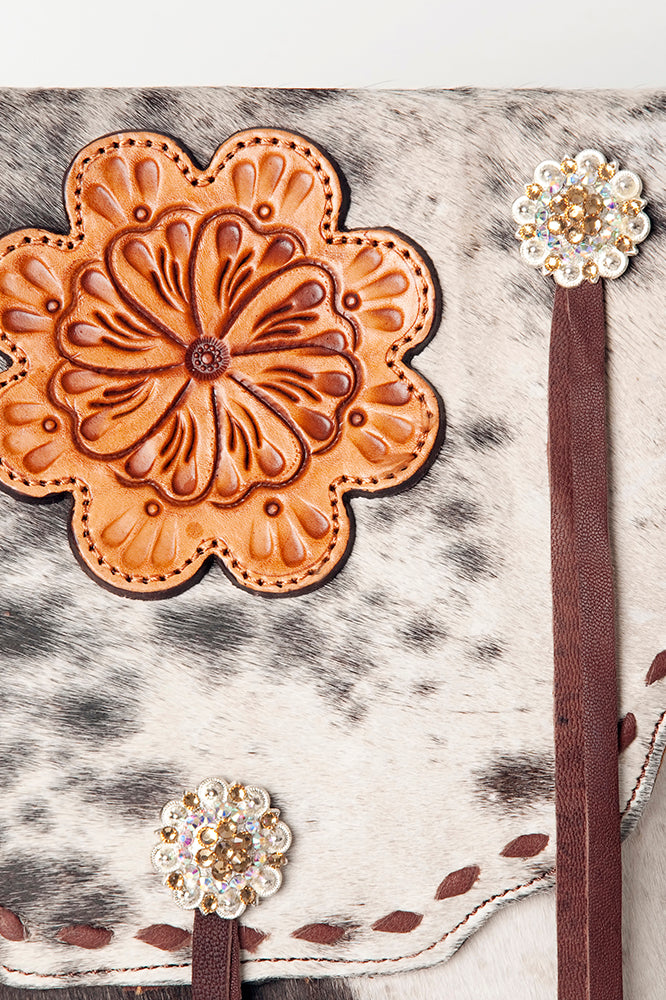 LC-ADBGZ462B Crossbody Genuine Western Leather Women Bag Sage