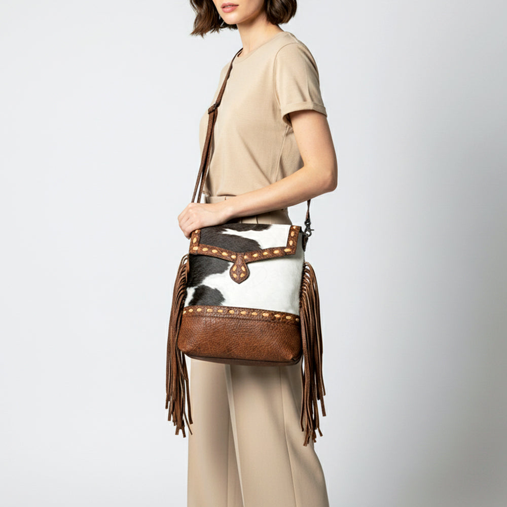 LC-ADBGZ465A Messenger Genuine Western Leather Women Bag