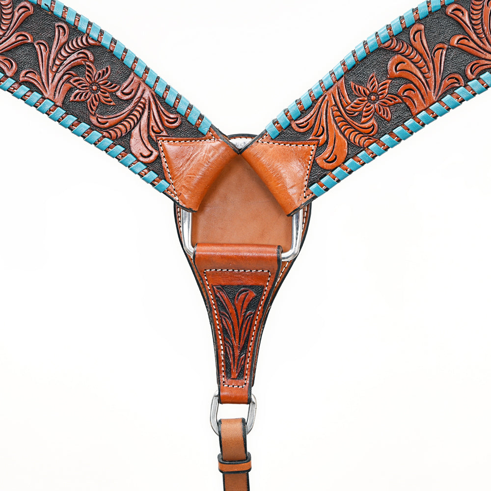 BEBCE125ME-Western leather Breast Collar