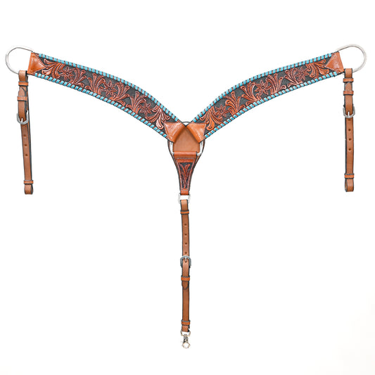 BEBCE125ME-Western leather Breast Collar