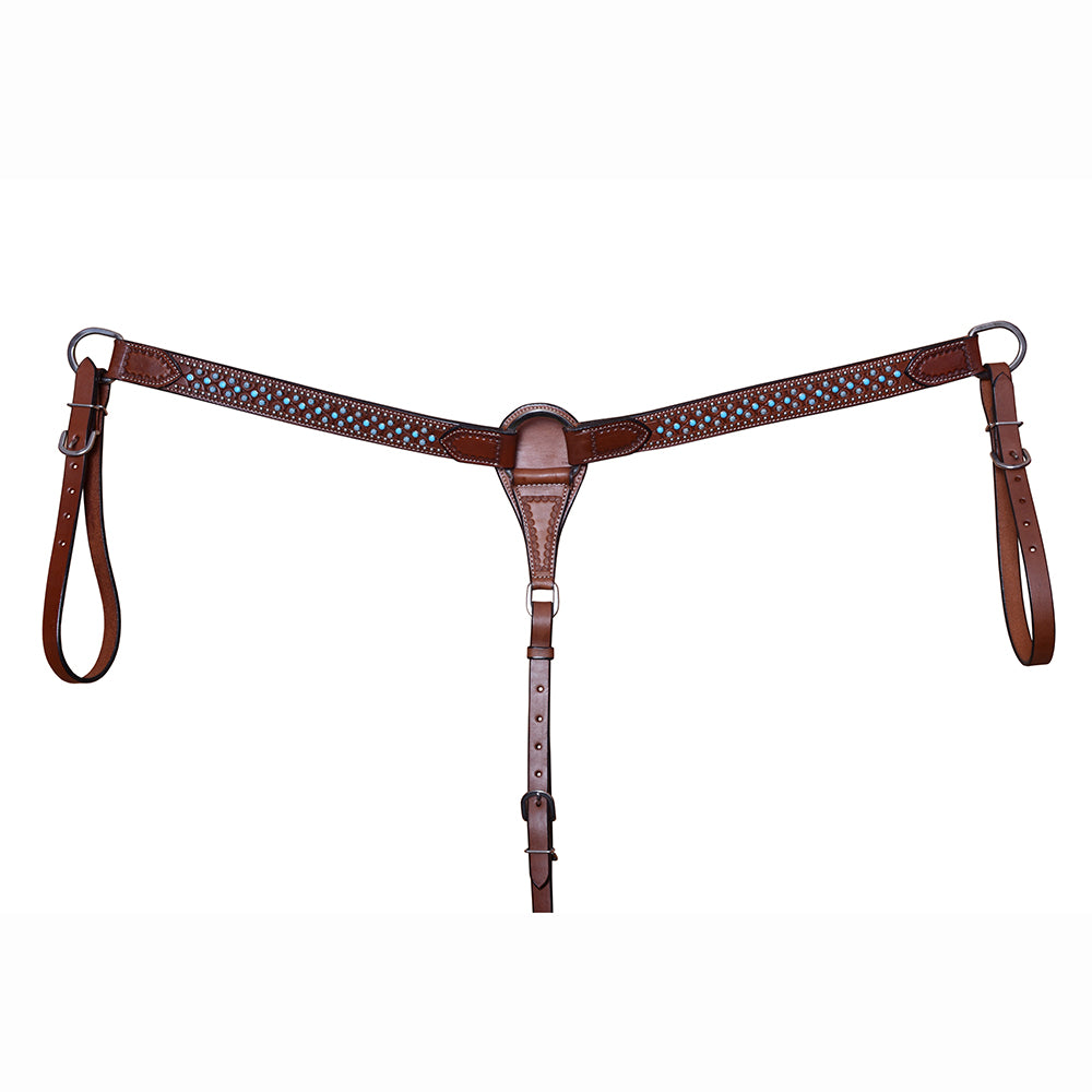 BEBCE130-Western leather Breast Collar