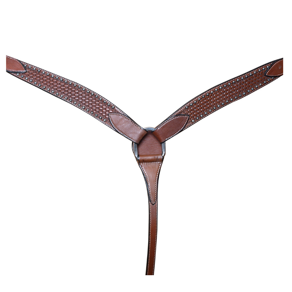 BEBCE131-Western leather Breast Collar