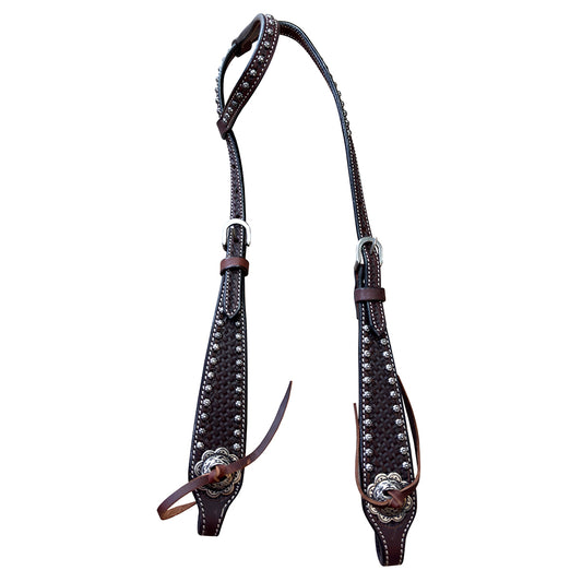 BEOEE131-Western Leather One Ear Headstall