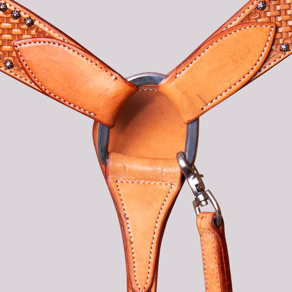 BEBCE131-Western leather Breast Collar