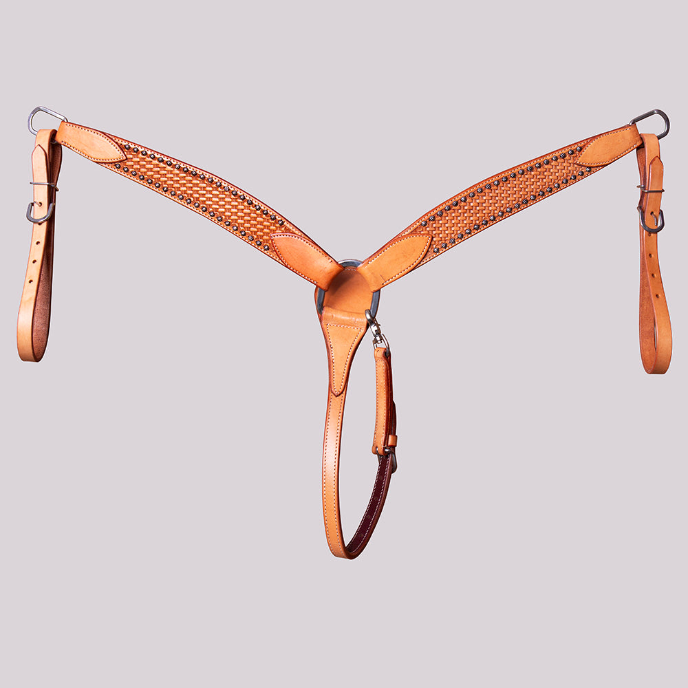 BEBCE131-Western leather Breast Collar