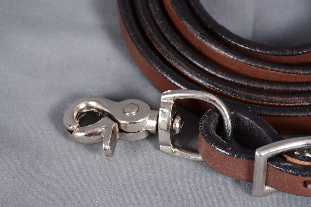 BERNE137-American Leather Split Reins