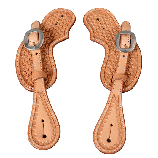 BEASPE148-Western leather Spurs Strap