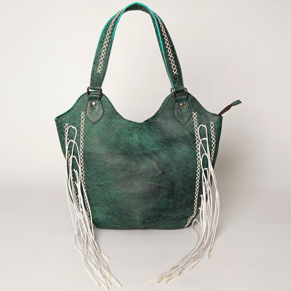 ADBG775B American Darling Western Leather Tote Bag - Handcrafted Full Grain Leather Bag