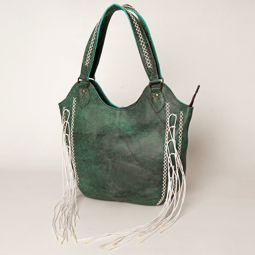 ADBG775B American Darling Western Leather Tote Bag - Handcrafted Full Grain Leather Bag