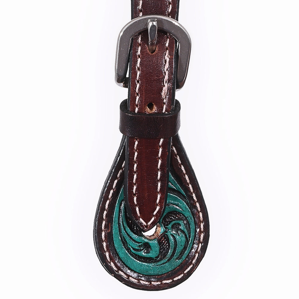 BER104-Western American Leather Spur Strap