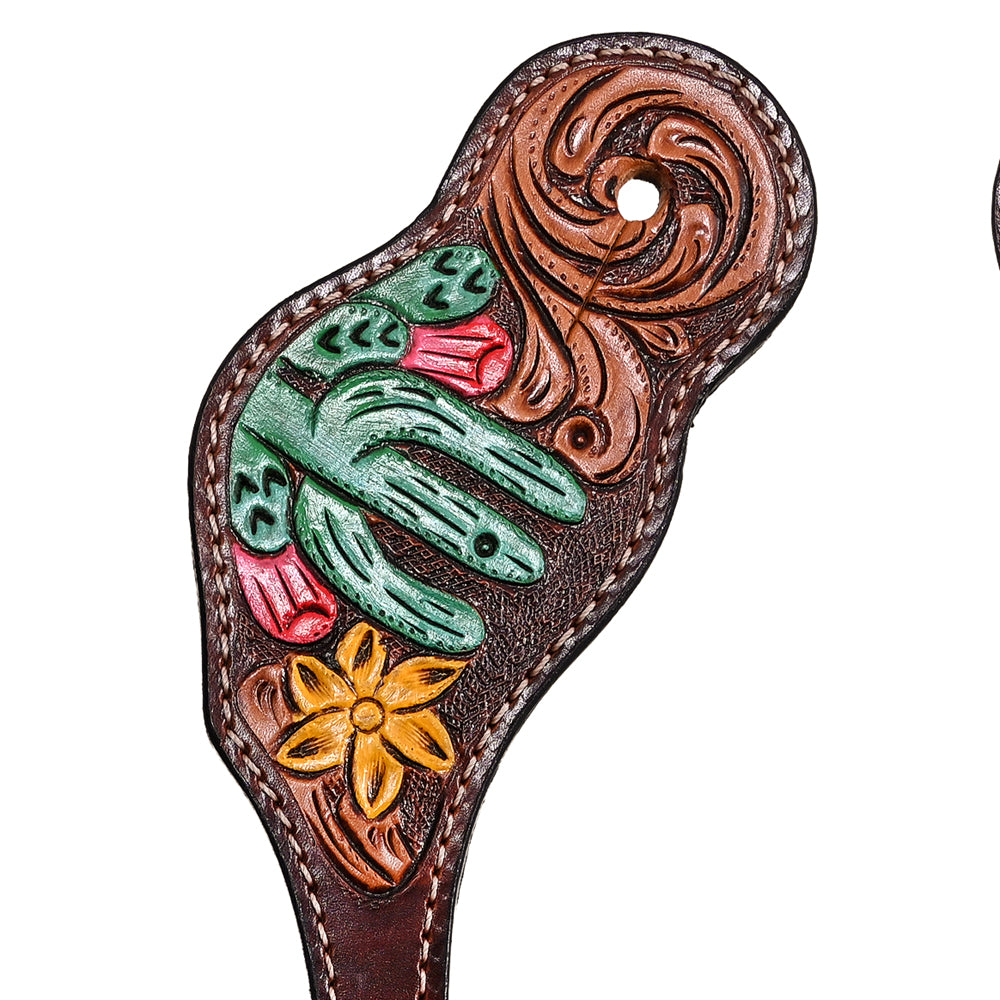 BER109-Western American Leather Spur Strap