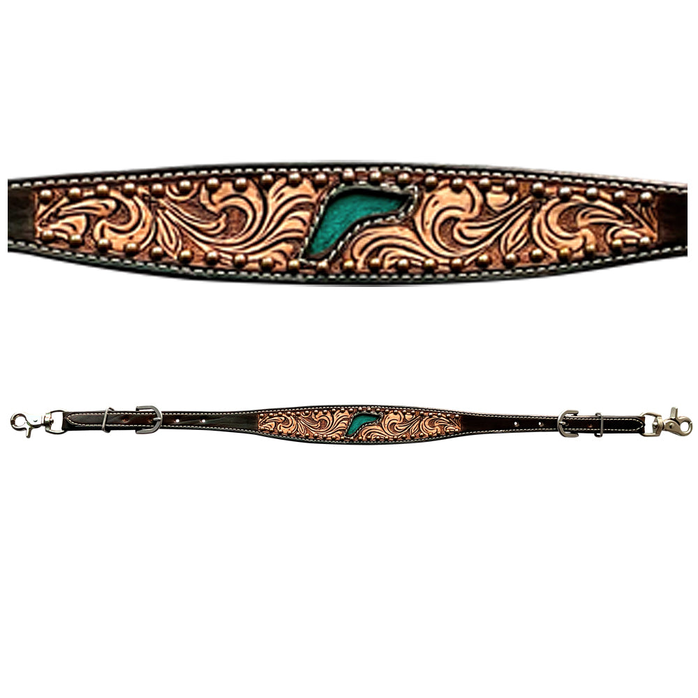 BER114-Western Leather Wither Straps