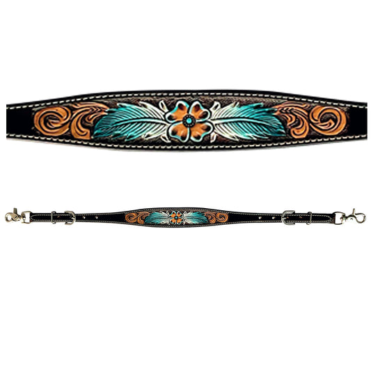 BER117-Western Leather Wither Straps