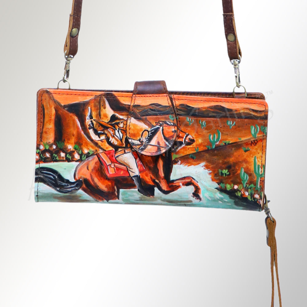 ADBGM113 Wallet Genuine Western Leather Women Bag