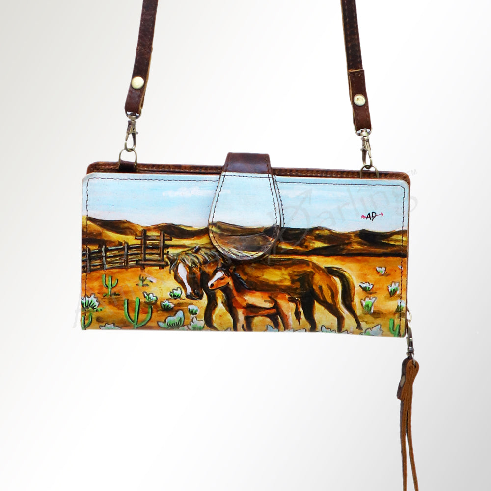 ADBGM113 Wallet Genuine Western Leather Women Bag