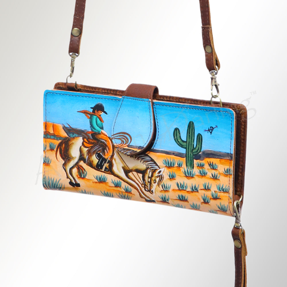 ADBGM113 Wallet Genuine Western Leather Women Bag