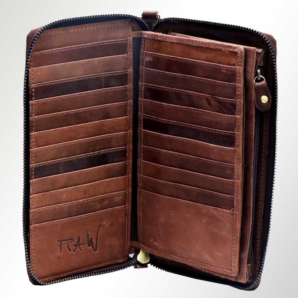 ADBGM231 American Darling Luxury Leather Crossbody Organiser with Multi-Compartment Design