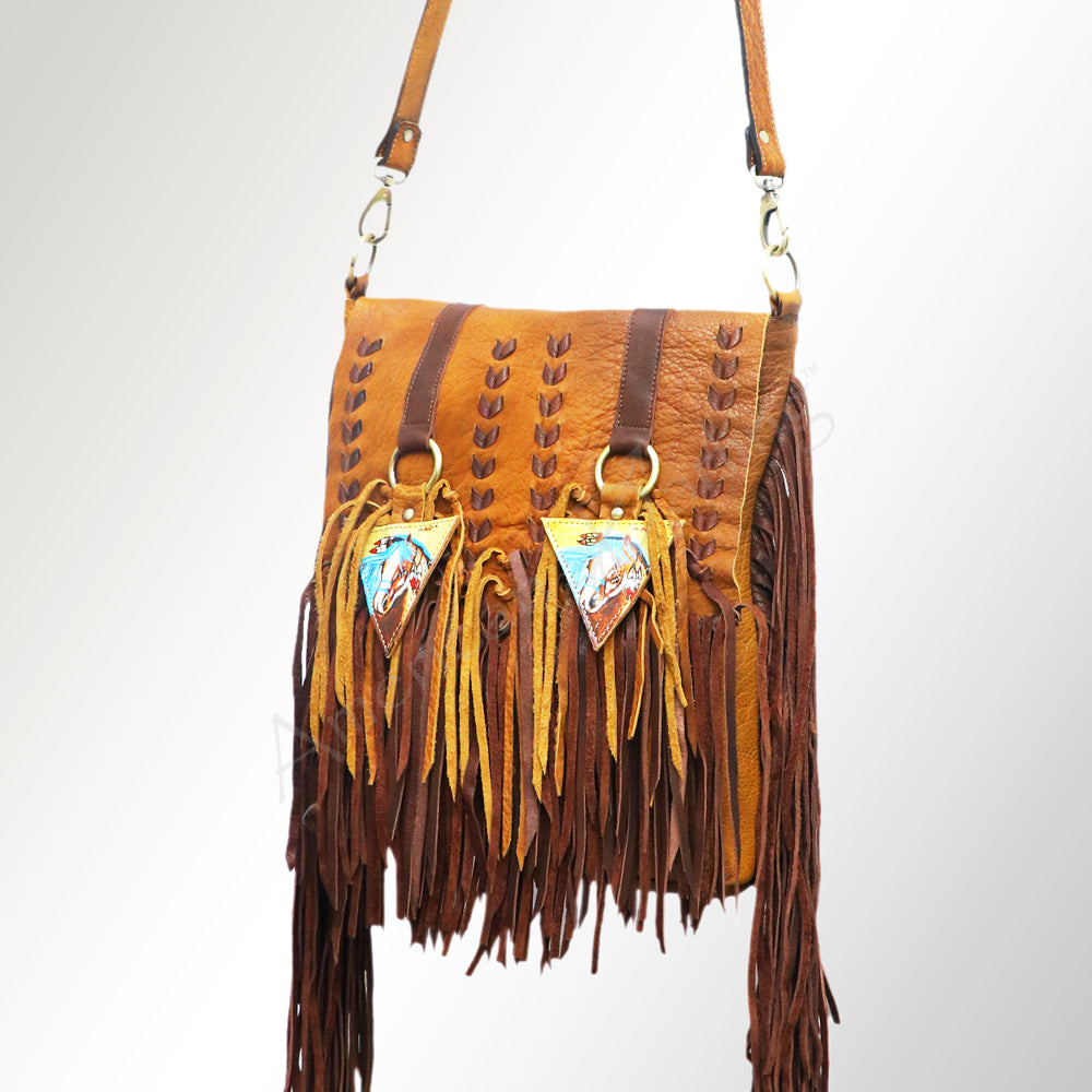 LC-ADBGM233R22 Messenger Genuine Western Leather Women Bag