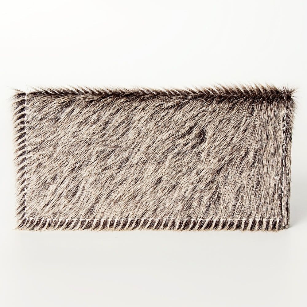 ADBG258 Exotic Hair-On Hide Leather Wallet -Western Style