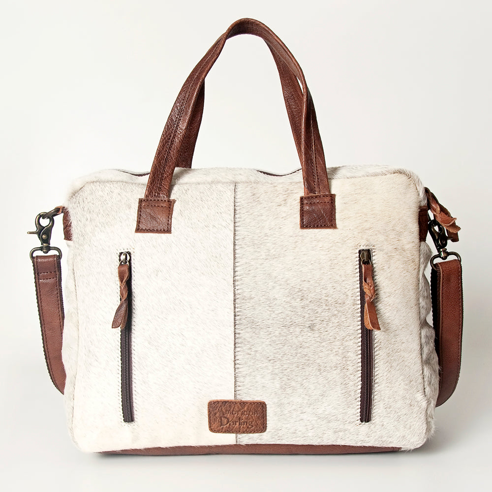 ADBG264 American Darling Tote Bag - Handcrafted Hair-On Cowhide & Western Leather Bag