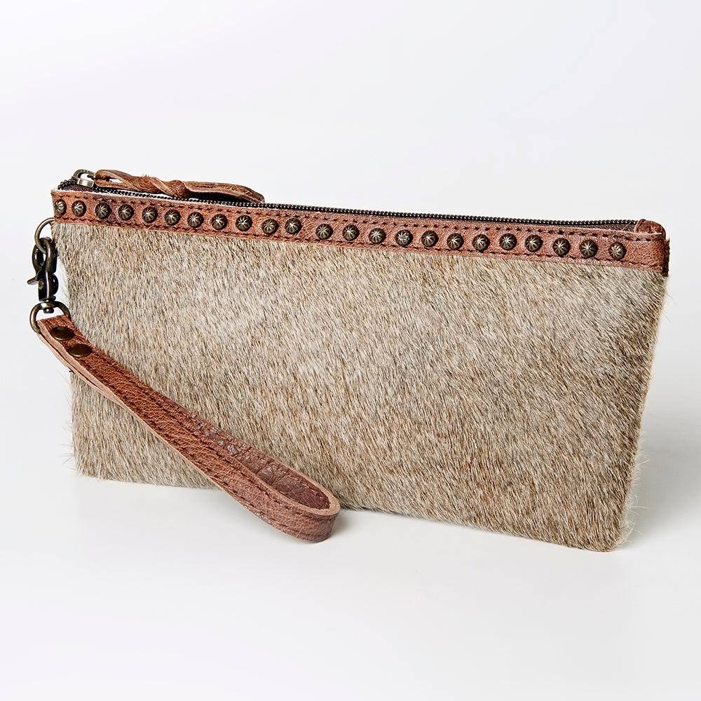 ADBG344 Wristlet Genuine Western Leather Women Bag Belle