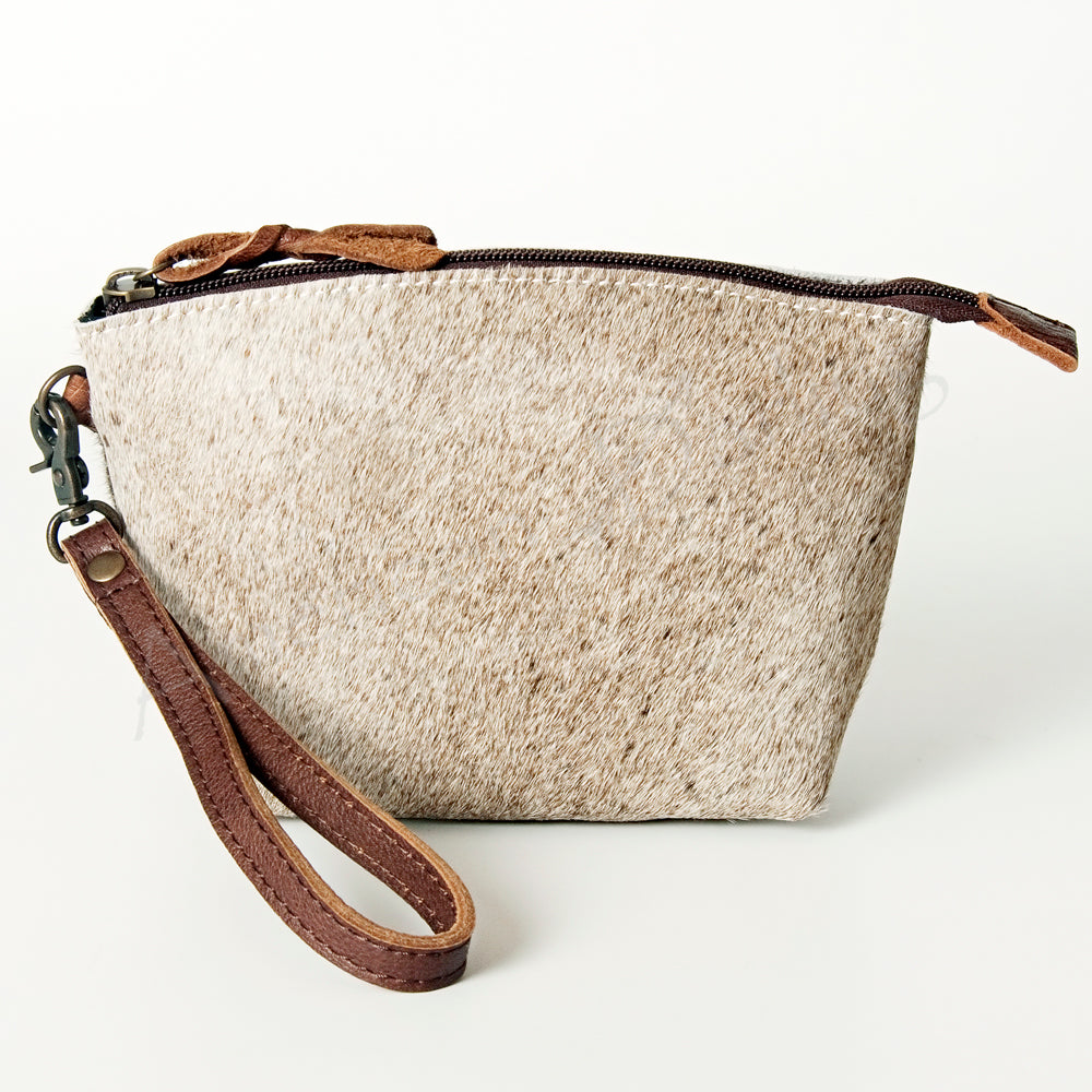 ADBG443 Coin Purse Hair On Genuine Western Leather Women Bag