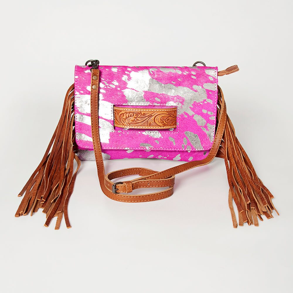 ADBG501 Crossbody Hair On Genuine Western Leather Women Bag