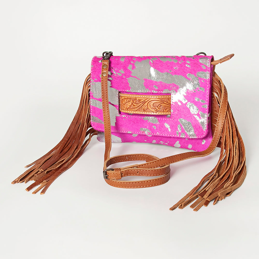 ADBG501 Crossbody Hair On Genuine Western Leather Women Bag