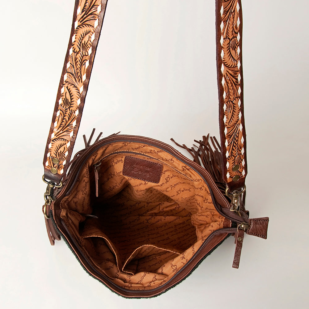 LC-ADBGA218 Crossbody Genuine Western Leather Women Bag