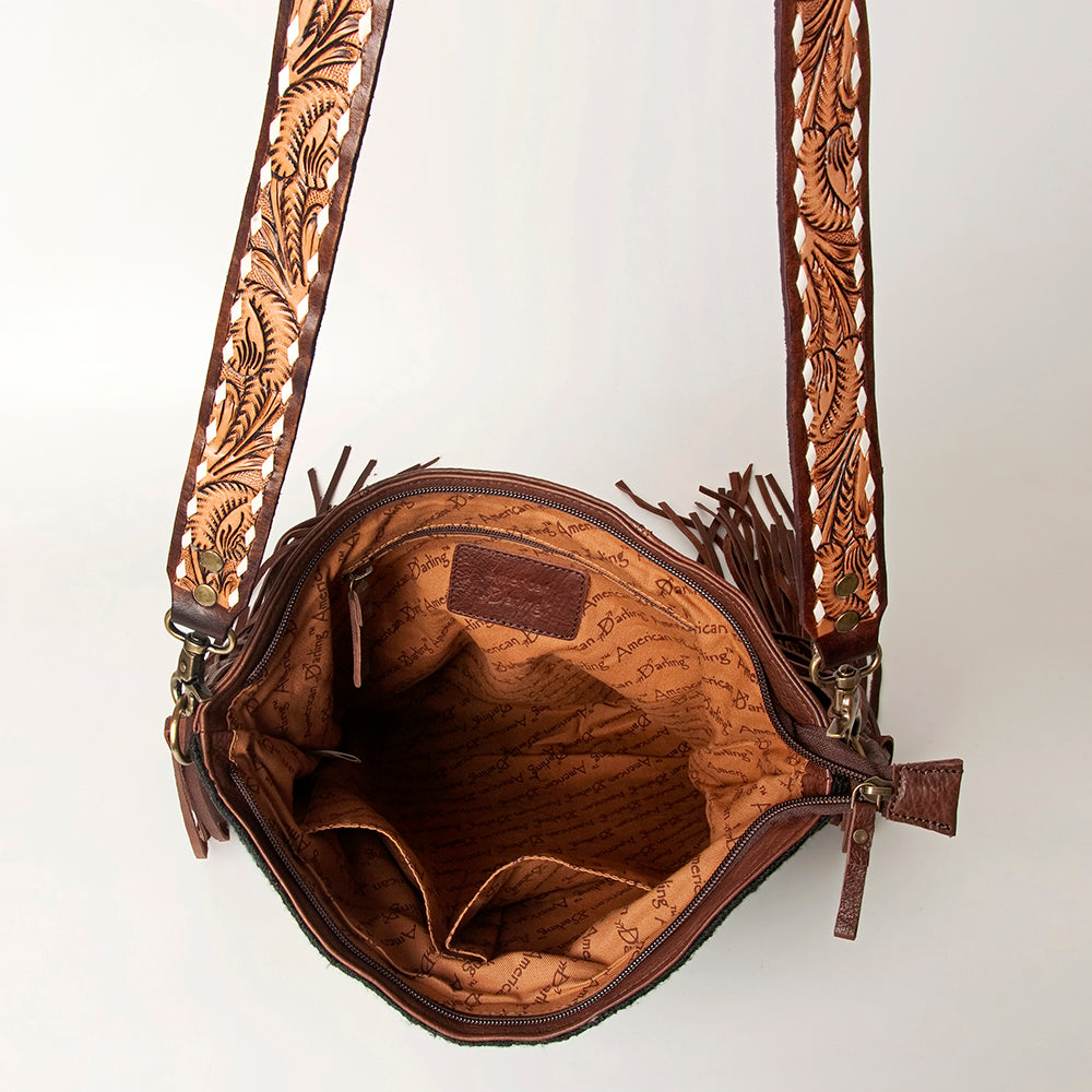 LC-ADBGA218 Crossbody Genuine Western Leather Women Bag