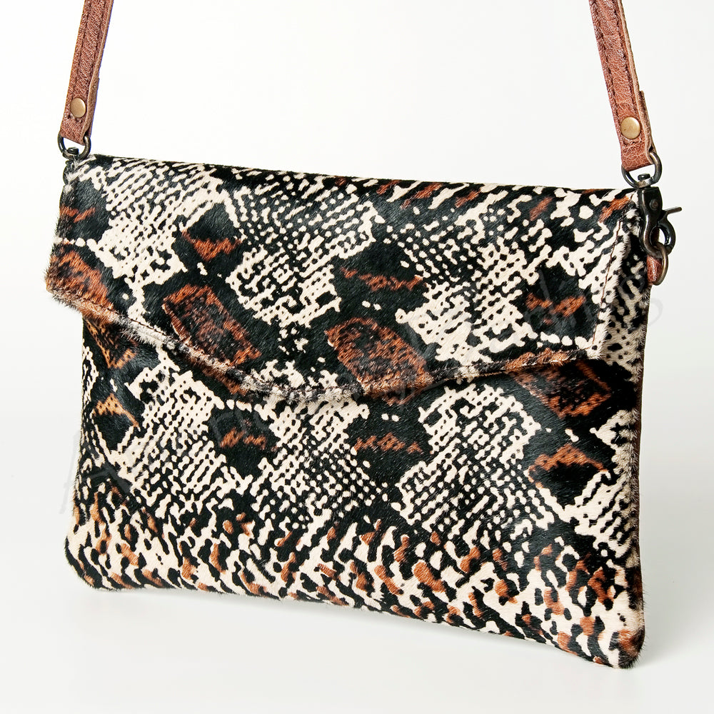 ADBGS178 Envelope Hair-On Genuine Western Leather Women Bag Becca