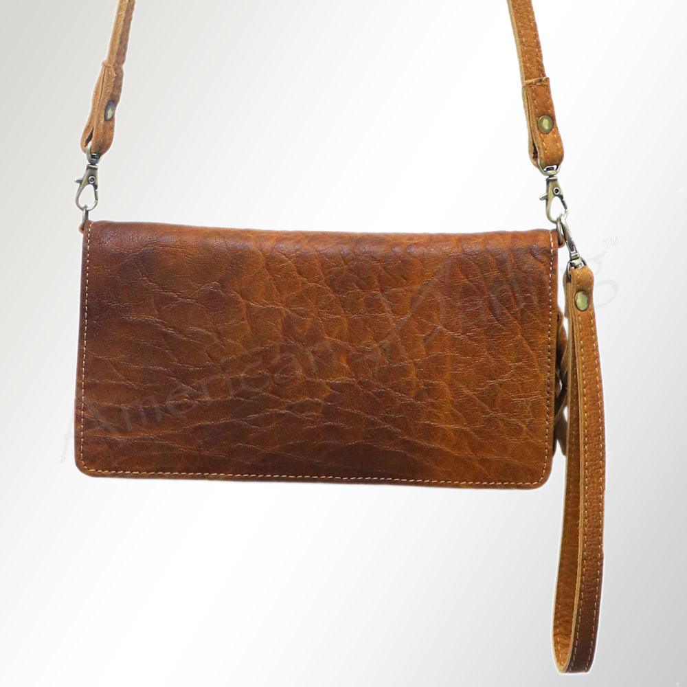 ADBGM238 Classic Western Leather Orgaiser - Full-Grain Wristlet Purse