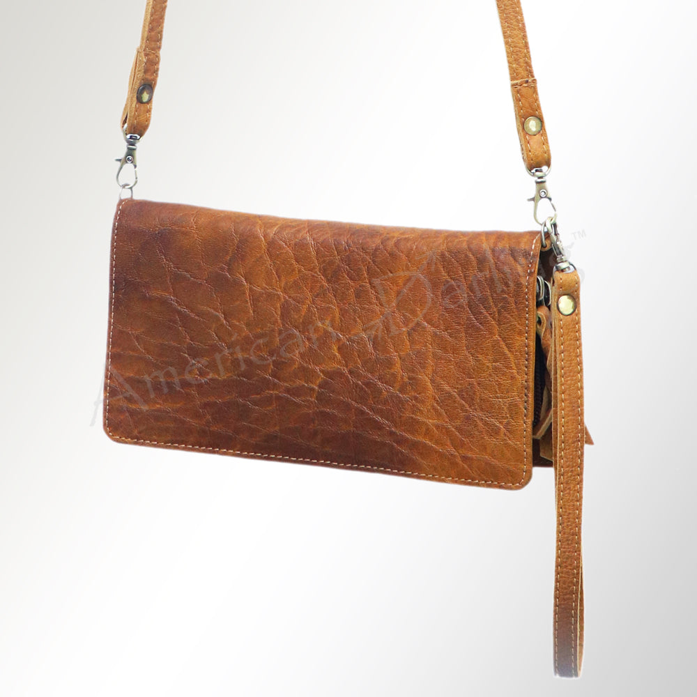 ADBGM238 Classic Western Leather Orgaiser - Full-Grain Wristlet Purse