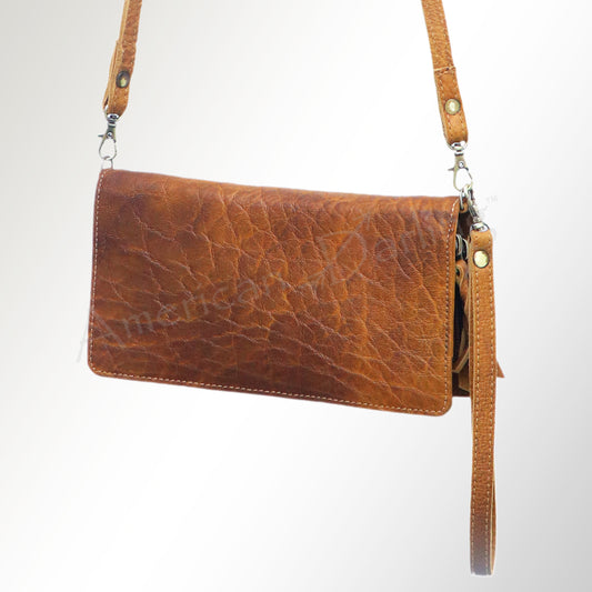 ADBGM238 Classic Western Leather Orgaiser - Full-Grain Wristlet Purse
