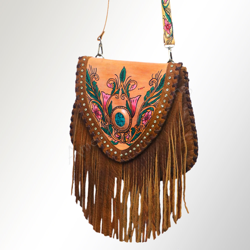 LC-ADBGM239 Messenger Genuine Western Leather Women Bag