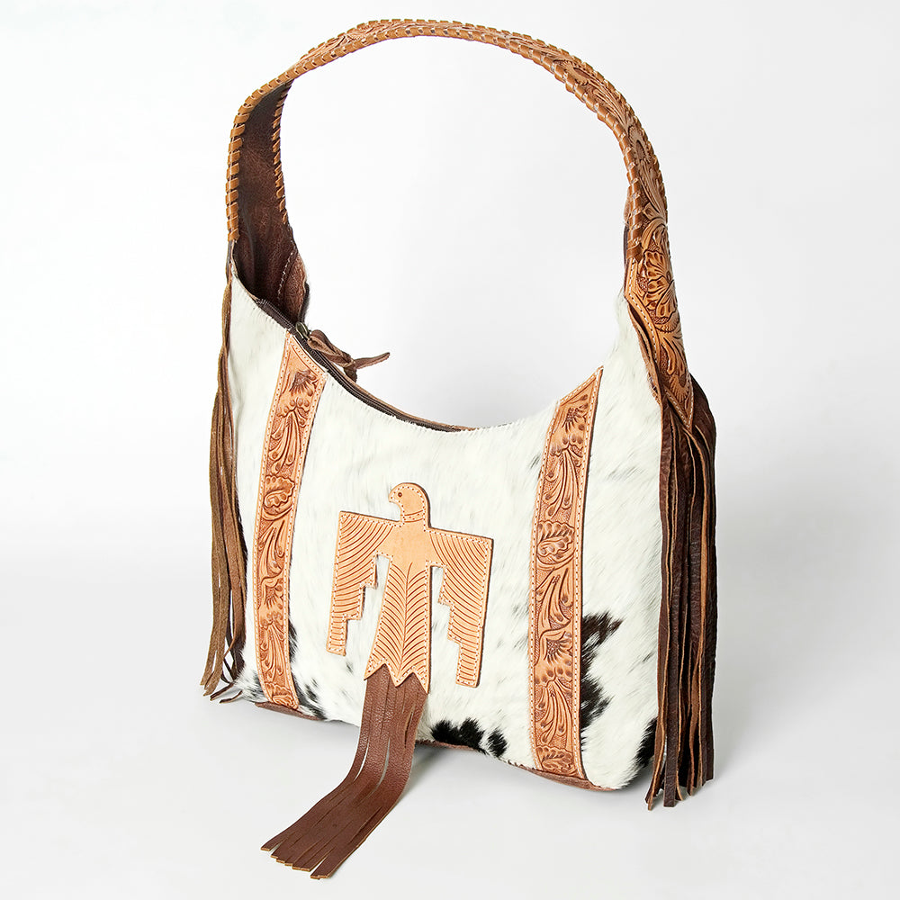 LC-ADBG803 Hobo Hair On Genuine Western Leather Women Bag Cady