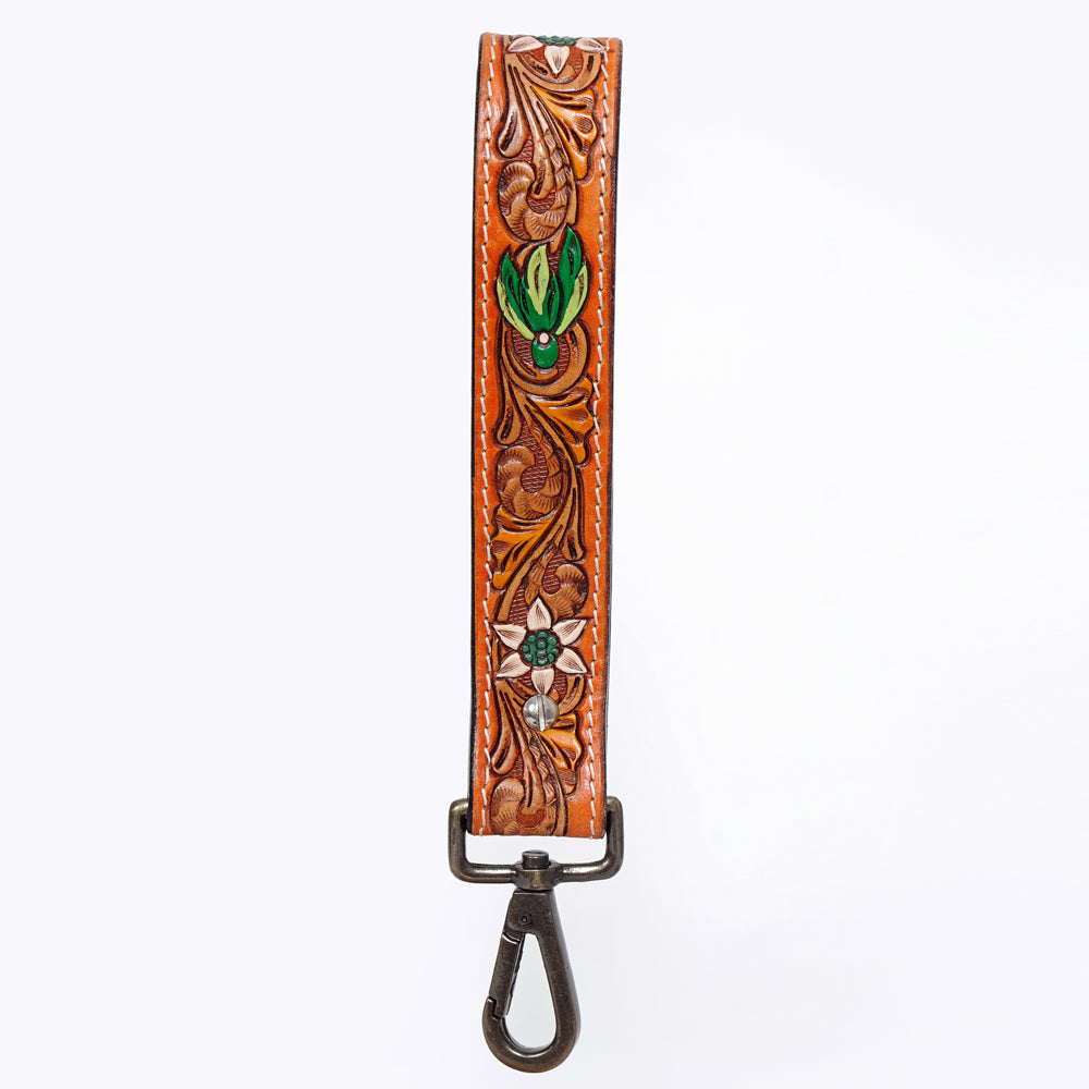 LC-ADWSF120 Genuine Leather Handle Strap For Wristlet Bags