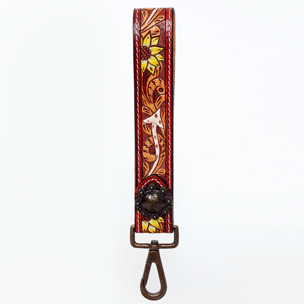 LC-ADWSF122 Genuine Leather Handle Strap For Wristlet Bags